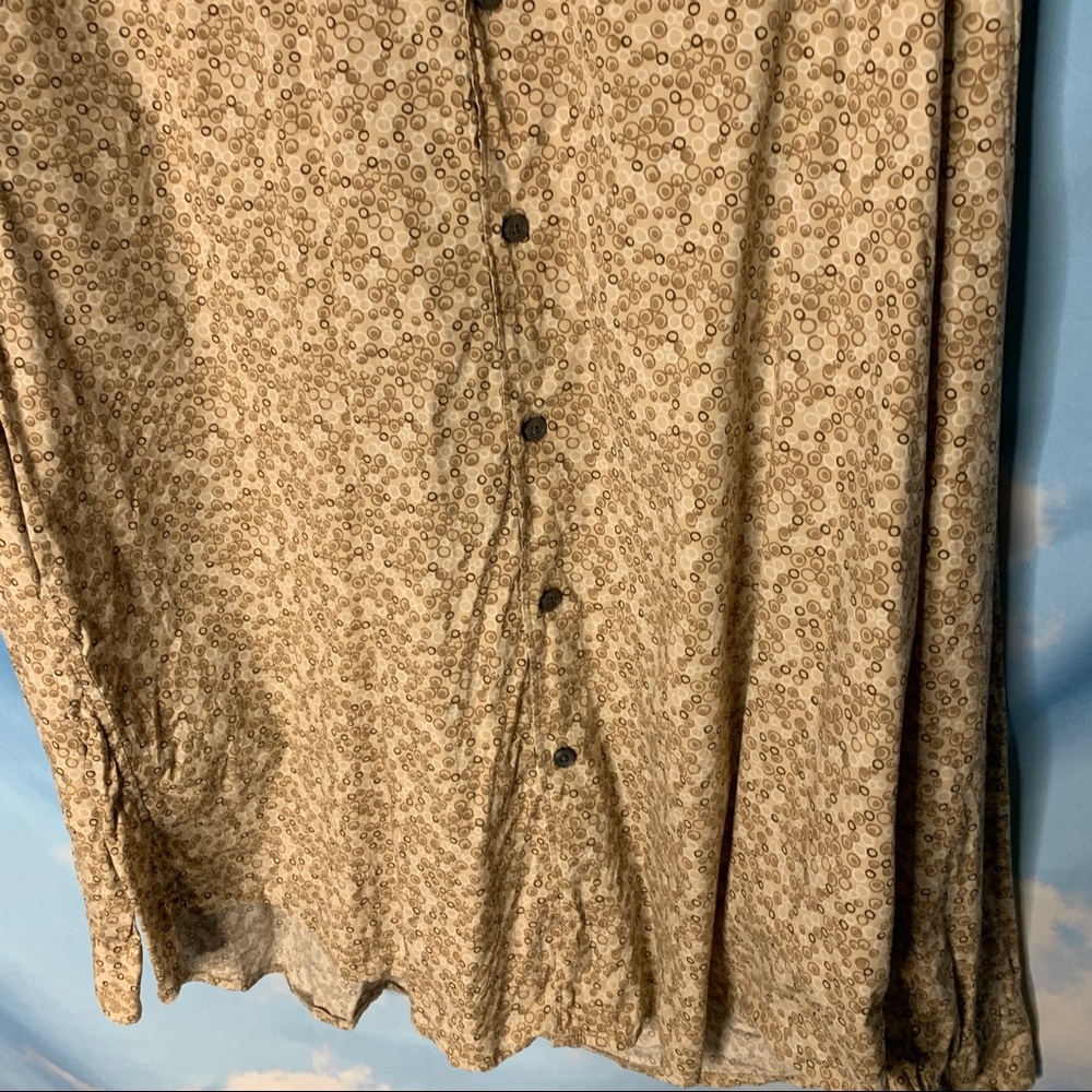 Structure- Light Brown Button Down Shirt - image 4